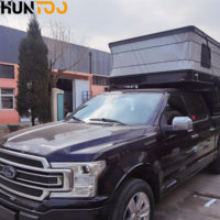 Huntoo Prix usine Mini caravane pick-up, coque de camping-car à glisser sur camion, petit camping-car escamotable à vendre