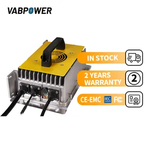 VAB IP67 Waterproof 900W Onboard Automotive Anti wet/dust battery charger 48V 24V 30A 25A 20A 15A 12A 10A 60 Volt forklift