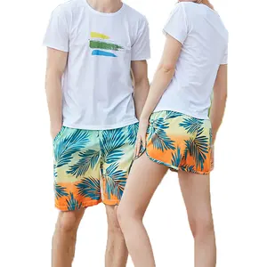 Популярные быстросохнущие шорты для серфинга, купальник, пляжные шорты для взрослых, плавки, парные свободные купальники и пляжная одежда для мужчин и женщин