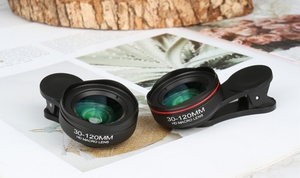 Nuevo Diseño, <span class=keywords><strong>Precio</strong></span> Competitivo, Venta al por Mayor de Fábrica, Lente Macro de Vidrio Óptico de Alta Definición y Gran Angular de 40-120 mm y 15X para Teléfono Móvil - Product Image 4