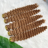 Lot de Cheveux Vietnamiens 100% Naturels les Plus Vendus # 30 Bundles de Cheveux Humains Vierges Ondulés Profonds, Extensions de Cheveux Humains en Tissage