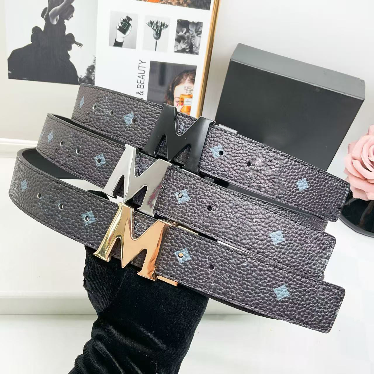 MCM Belts Customizable, High-Quality Leather Accessories