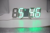 Réveil numérique électronique LED 3D avec fonction snooze, affichage du calendrier et du thermomètre - Design moderne pour chambre/bureau, USB