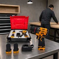 Akülü Matkap Makinesi Akülü Elektrikli Matkap Akülü Matkap Güçlü Alet Seti