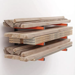 Support en <span class=keywords><strong>bois</strong></span> métallique robuste à montage mural avec <span class=keywords><strong>étagère</strong></span>s système à 3 niveaux pour <span class=keywords><strong>garage</strong></span> atelier en <span class=keywords><strong>bois</strong></span> intérieur extérieur - Product Image 5