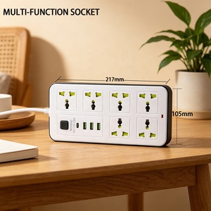Presa Multipla 10-in-1 Diretta dalla Fabbrica, 6 Prese di Corrente con <span class=keywords><strong>USB</strong></span> e Cavo di Alimentazione da 2M - Product Image 2
