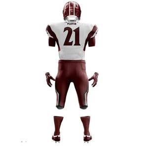 Uniformes de football américain personnalisés de haute qualité ensembles sublimés respirants à séchage rapide Options de taille Plus - Product Image 3