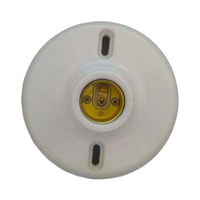 HAO HONG E27 Douille de lampe à vis en cuivre céramique Produit durable pour tenir et soutenir les lampes