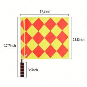 2024 Wholesale High Level Custom Size Double Sided Vivid Color <b>Referee</b> <b>Flags</b> Football Soccer Hand Hold <b>Referee</b> <b>Flags</b> Equipment - Product Image 6