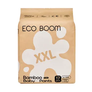 ECO BOOM cotton bamboo biodegradable bio brand maker diaper pants