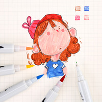 Ensemble de 80 stylos pinceaux marqueurs aquarelle STA Art pour adultes - Couleurs vives pour le dessin et la peinture
