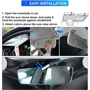 ที่บังแดดรถยนต์แบบมิตซูบิชิรุ่นป้องกันรังสียูวีที่บังแดดด้านหน้า - Product Image 4