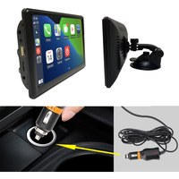 7 pouces Linux Système Ips Écran Tactile HD 1024*600 Bt5.0 Aux Fm Radio Musique Sans Fil CarPlay Voiture Audio Multimédia Lecteur Portable