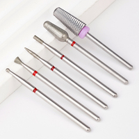 Fraise en carbure professionnel cuticule propre ensemble de forets manucure pédicure diamant ensemble de forets à ongles Kit de démarrage ensemble essentiel