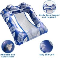 Vente en gros d'usine de flotteur gonflable pliable en PVC flottant pour la natation chaise longue pour la piscine sports nautiques matelas de plage lit personnalisé