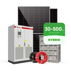 Livefun Solar 100 KW 150KW 200KW Solar Inverter Hybrid System 300KW 500KW 800KW Solar Energy System For Sale