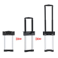 Poignée télescopique en aluminium pour les valises de loisirs Pièces et accessoires de sac/poignée de bagage pour valise
