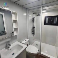 CEYU CY-E Maison conteneur extensible à deux ailes, norme néo-zélandaise, respirante, design moderne, pour bureau, conception de modèle 3D, ODM