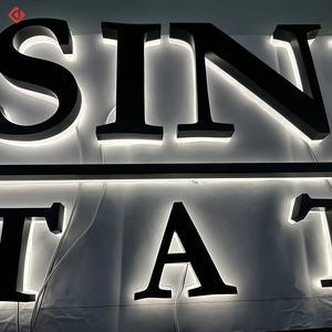 Insegna Luminosa LED 3D Personalizzabile per Negozi, Logo in Metallo Retroilluminato per Attività Commerciali - Product Image 6