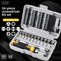 Mengna – Jeu de 36 embouts de tournevis en acier au chrome-vanadium, embouts hexagonaux, Torx, plats et cruciformes, outil combiné