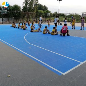 Fiba <strong>3x3</strong> Approval Basketball <strong>Tiles</strong> Outdoor Movable Interlocking pp Sports Removable Interlocking Basketball Court Floor - Product Image 6