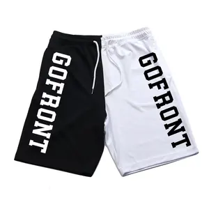 Wholesale Custom 2 In 1 Fitness Quick Dry Short Workout Sports 2 tone outdoor basketball Running Men's Shorts