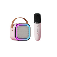 Microphone K12 de Haute Qualité à Bon Prix, Enceinte Portable Sans Fil, Barre de Son Jouet pour Enfant, Mini Karaoké Portable Extérieur Fêtes à Domicile BT