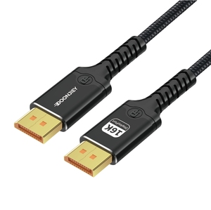 <span class=keywords><strong>Cable</strong></span> DisplayPort Macho a Izquierdo 2.1, <span class=keywords><strong>Cable</strong></span> DisplayPort Trenzado de Alta Velocidad de 16K, Compatible con <span class=keywords><strong>TV</strong></span>, Monitor, Laptop - Product Image 5