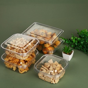 Custom Shape Cake Cookie Foldable Food Grade PET <b>Plastic</b> <b>Packaging</b> Box Bakery Use Custom Clamshell Blister <b>Packaging</b> - Product Image 3