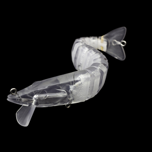 Leurre de pêche articulé <span class=keywords><strong>Banshee</strong></span> 114mm 14g HKK4.5 multi-sections non peint, corps de leurre vierge non peint - Product Image 2