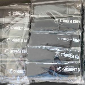 Bandeau de sport japonais en coton noir doux personnalisé, bandeau pour homme avec logo - Product Image 5