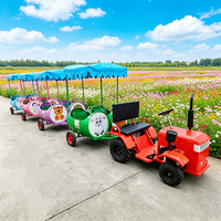 Train électrique sans rails pour enfants, idéal pour les centres commerciaux et les attractions touristiques, usage commercial