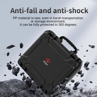 Valise de transport robuste en plastique pour armes à feu, étanche et anti-poussière, avec intérieur en mousse antichoc pour équipement et outils