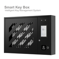 Boîte de sécurité intelligente à 50 clés, système de gestion des clés intelligent, lecteur RFID mural, protection par empreintes digitales et reconnaissance faciale