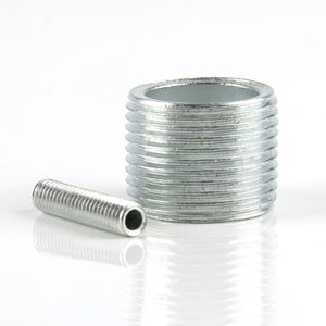 Metal tam diş Hollow M10 gümüş donanım aksesuarları silindirik tüp vida sütun paslanmaz çelik diş tüp - Product Image 3