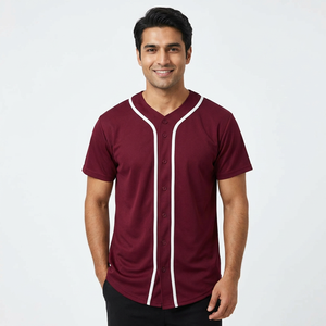 Maillot de baseball pour hommes, léger et confortable, Offre Spéciale anti-rides, disponible au tarif de gros - Product Image 1