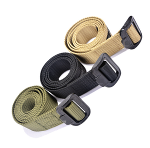 เข็มขัดผ้าแคนวาส HB9298 ขนาด 120 ซม. พร้อมหัวเข็มขัดพลาสติกแบบวงแหวน D - Product Image 3