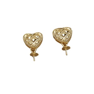 Boucles d'oreilles longues en argent S925 pour femmes, chaîne unique avec pampilles, 5-9 perles, accessoires de bricolage, support vide en or et diamant, 893 Tide - Product Image 5