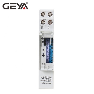 Interruptor Temporizador Mecánico GEYA TB45 TB180 para Riel DIN de 17.5 mm de Ancho, 48 Ciclos de Encendido/Apagado por Día, Temporizador de <span class=keywords><strong>30</strong></span> Minutos, 110V 220V 16A - Product Image 2