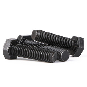 Tornillos y Tuercas Hexagonales Negros DIN933 M6, Fijaciones M12 M13, Tornillos Hexagonales 18x80 mm 8.8, Tornillo de Cabeza Hexagonal - Product Image 3