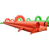 Toboggan gonflable étanche à l'air Slip n Toboggan Commercial adultes enfants Splash Sprinkle toboggan gonflable glissant et toboggan à vendre