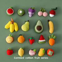 Accessoires pour cheveux, mini fruits au crochet, objets décoratifs en crochet faits à la main