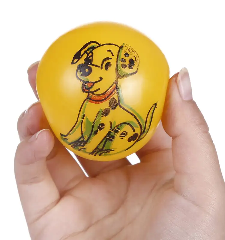 Laris Grosir Mainan Bola Air Pukulan Anjing Warna-warni Squishy TPR Persahabatan Ramah Lingkungan Lucu Anti-stres