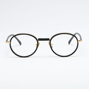 Latest Custom Logo Optical <b>Eyeglasses</b> Round Fashion Blue Light Blocking Computer Glasses Titanium Optical - Product Image 5