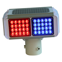 Ouble IDED-Lámpara de advertencia, luz de tráfico estroboscópica azul, 2 canales