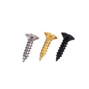 Vis de fixation pour panneau de guitare électrique, en acier poli et durable, pièces de guitare - Product Image 4