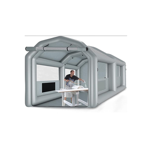 كشك طلاء محمول من قماش أكسفورد قابل للنفخ لمحطة عمل بخاخ للعمل الخارجي - Product Image 1