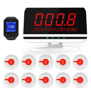 Cho singcall cuộc gọi không dây chuông hệ thống cho các nhà hàng cafe Waiter pager với điều khiển từ xa và rung màn hình hiển thị - Product Image 5