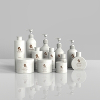 Bouteilles vides biodégradables en paille de blé de 50 ml à 500 ml pour cosmétiques, shampoings, lotions et sprays pour perruques
