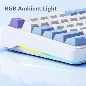 75% Yerleşimli Üç Modlu RGB Kablosuz Kablolu Mekanik Klavye PBT Değiştirilebilir Anahtarlı Şarj Edilebilir Oyun Klavyesi - Product Image 6